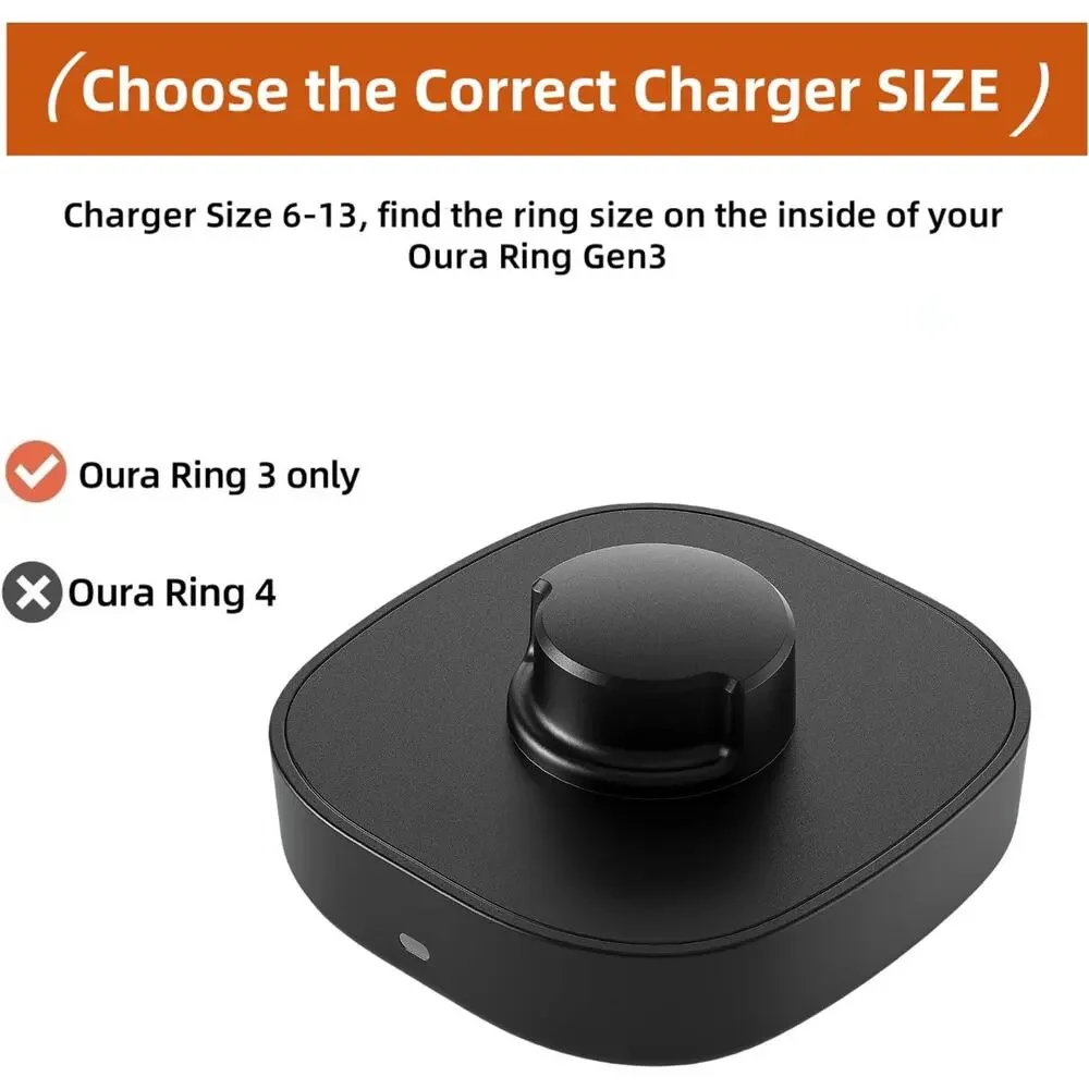 Compatible with Oura Ring Gen3 Charger - Size 10